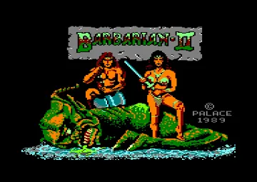 Barbarian II (UK) (1989) (Trainer) screen shot title